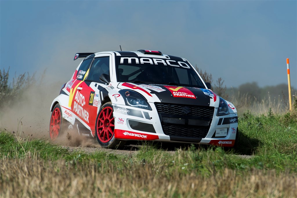 Marco Gersager og Carina Møller blev udfordret under Suzuki Rally Sorø.
(Foto: Jokum Tord Larsen)
